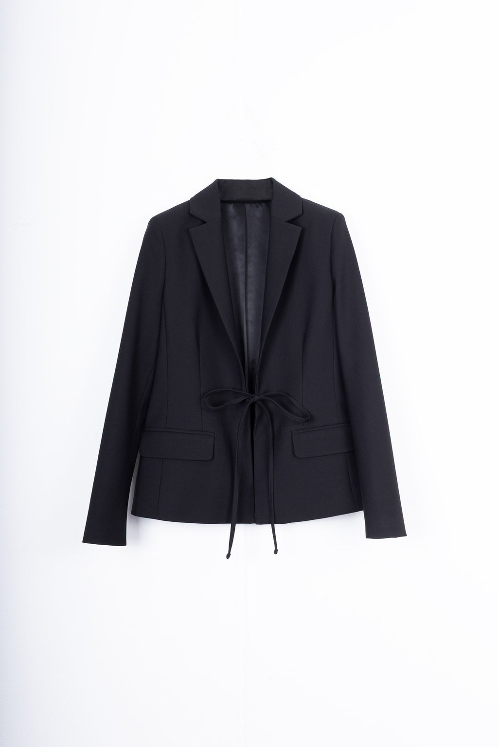 Blazer con chiusura a fiocco