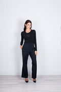 Pantalone Straight Fit 100% lana