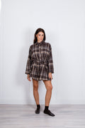 Abito Chemisier Tartan Vintage