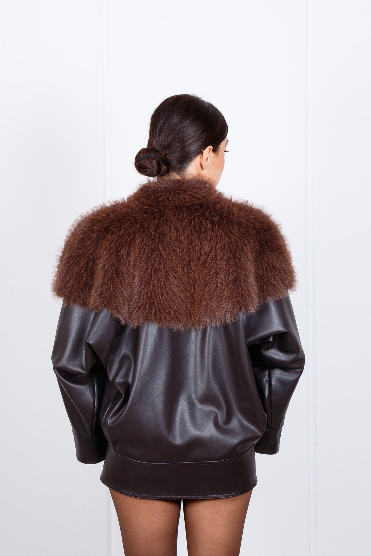 Giacca in ecopelle