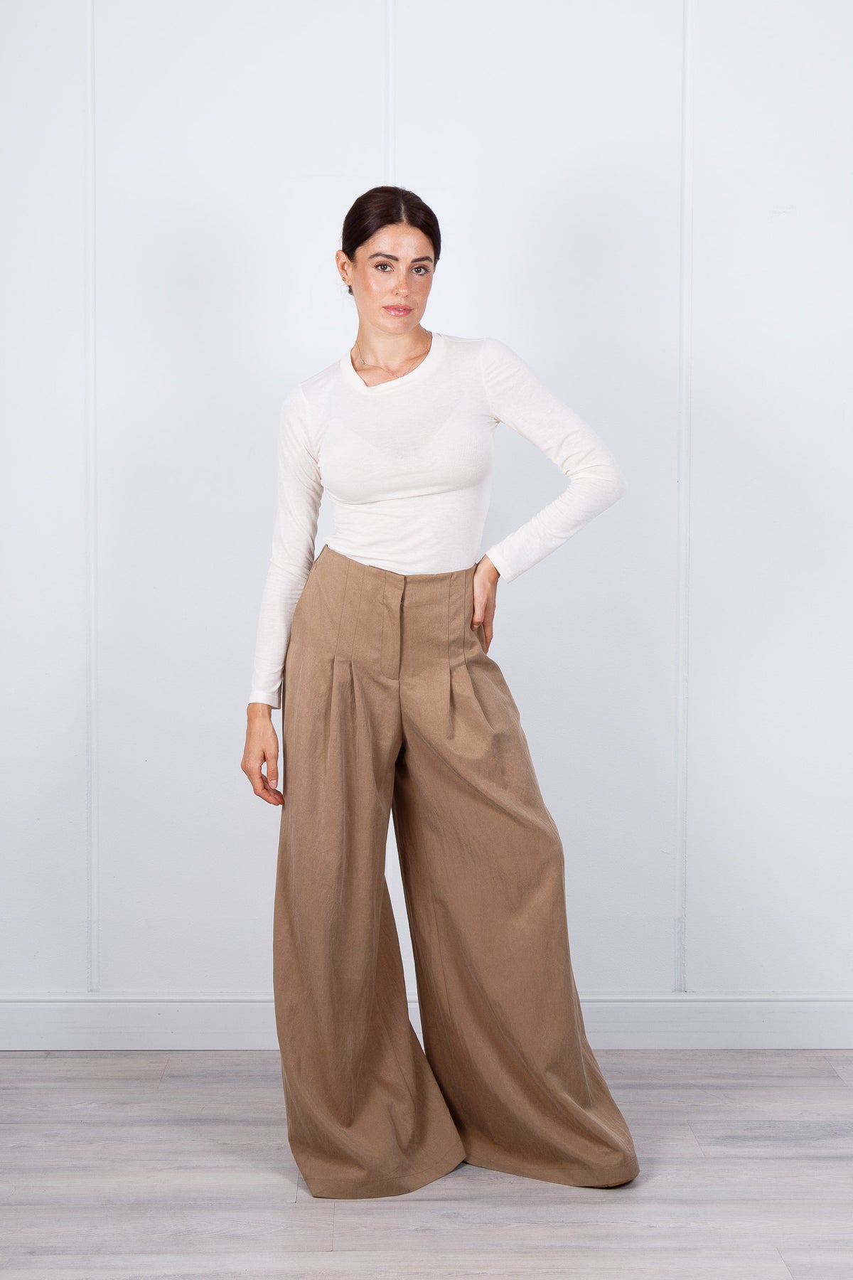 Pantaloni palazzo morbidi
