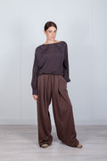 Pantalone wide flowy