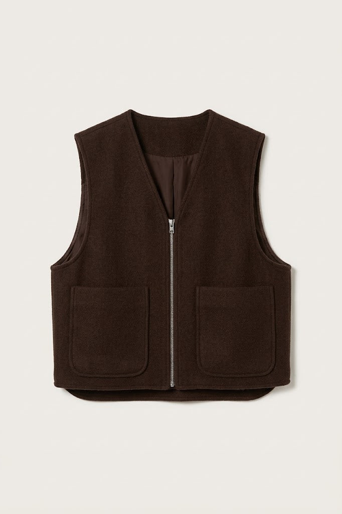 Gilet in Lana