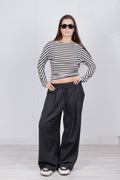 T-Shirt Manica Lunga a Righe