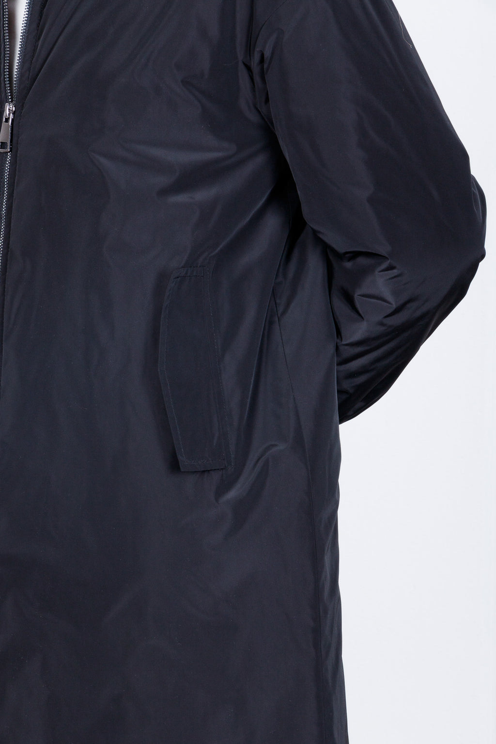 Cappotto lungo stile bomber
