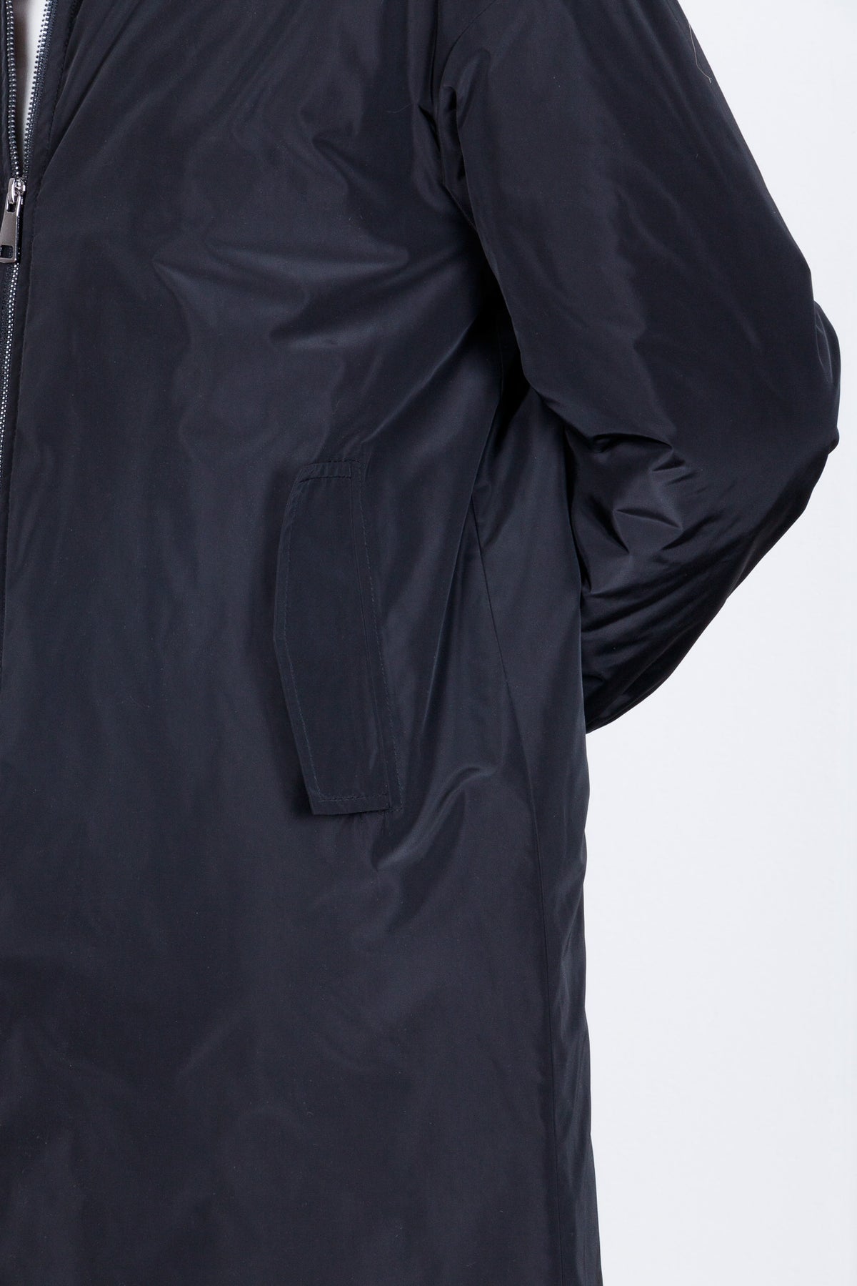 Cappotto lungo stile bomber
