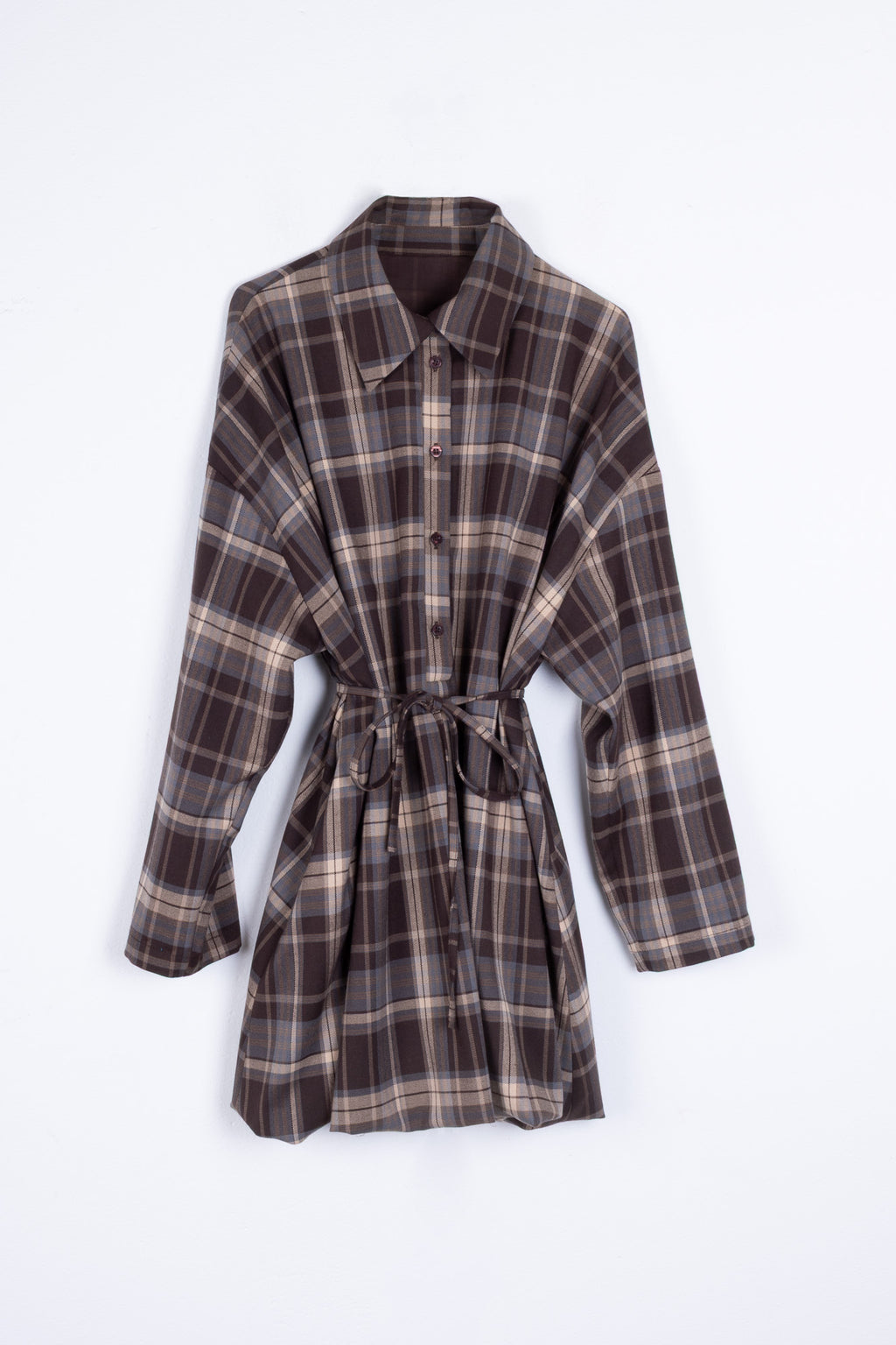 Abito Chemisier Tartan Vintage