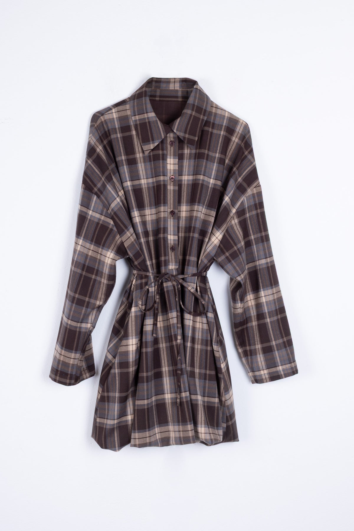 Abito Chemisier Tartan Vintage