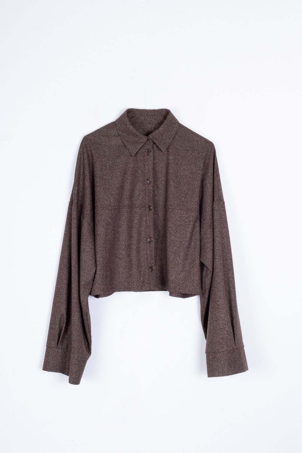 Camicia cropped oversize